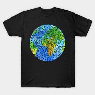 Swirly Earth T-Shirt